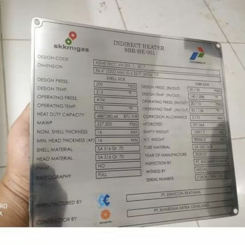Plat custom/plat nomor rumah