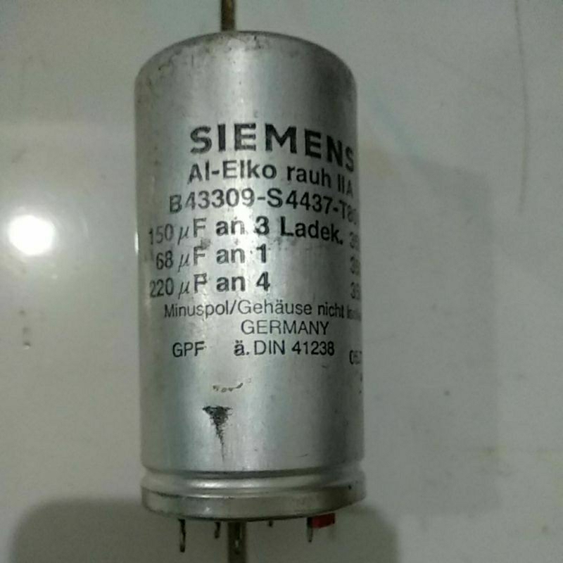 elko siemens 68uf,150uf, 220uf 350v