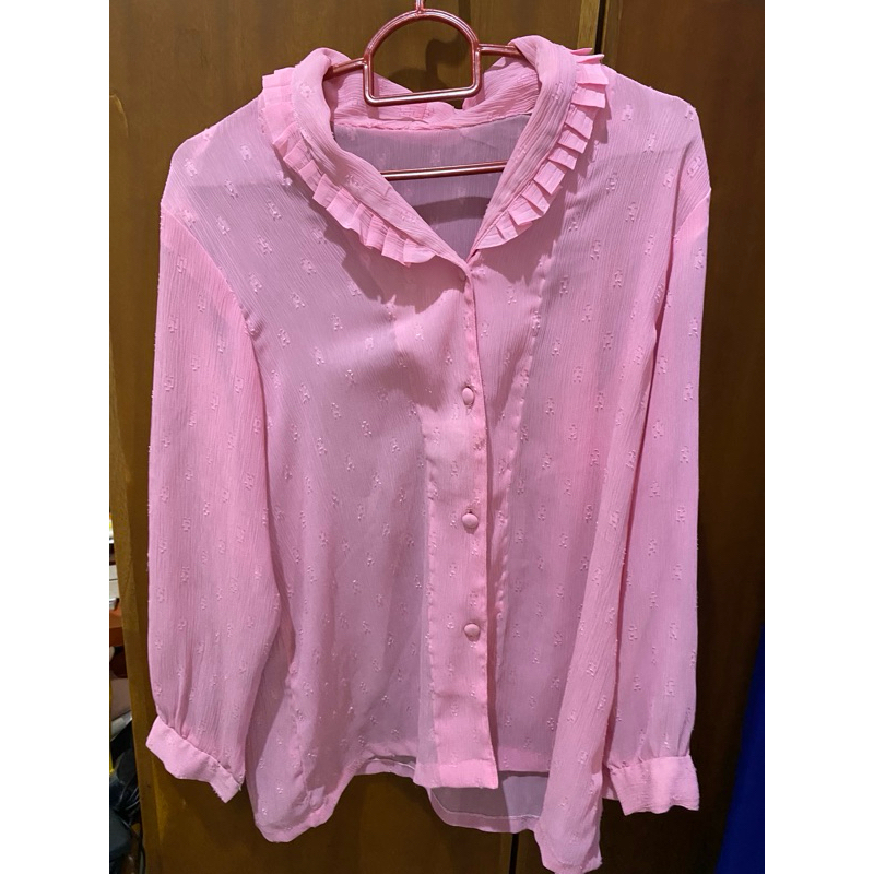 preloved kemeja organza