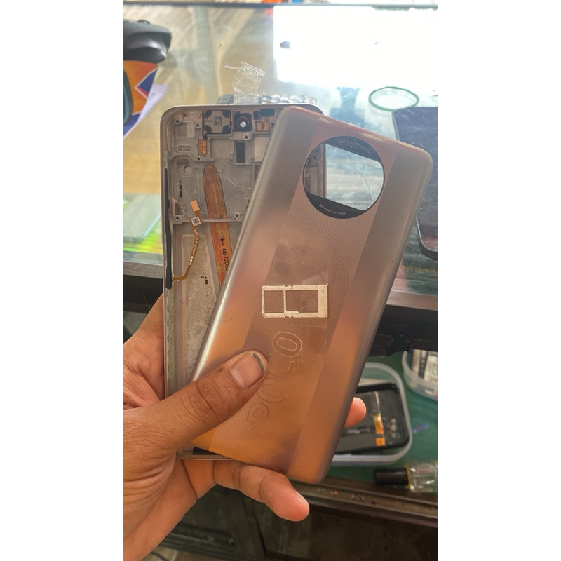 LCD POCO X3 atau x3 pro original copotan ASLI