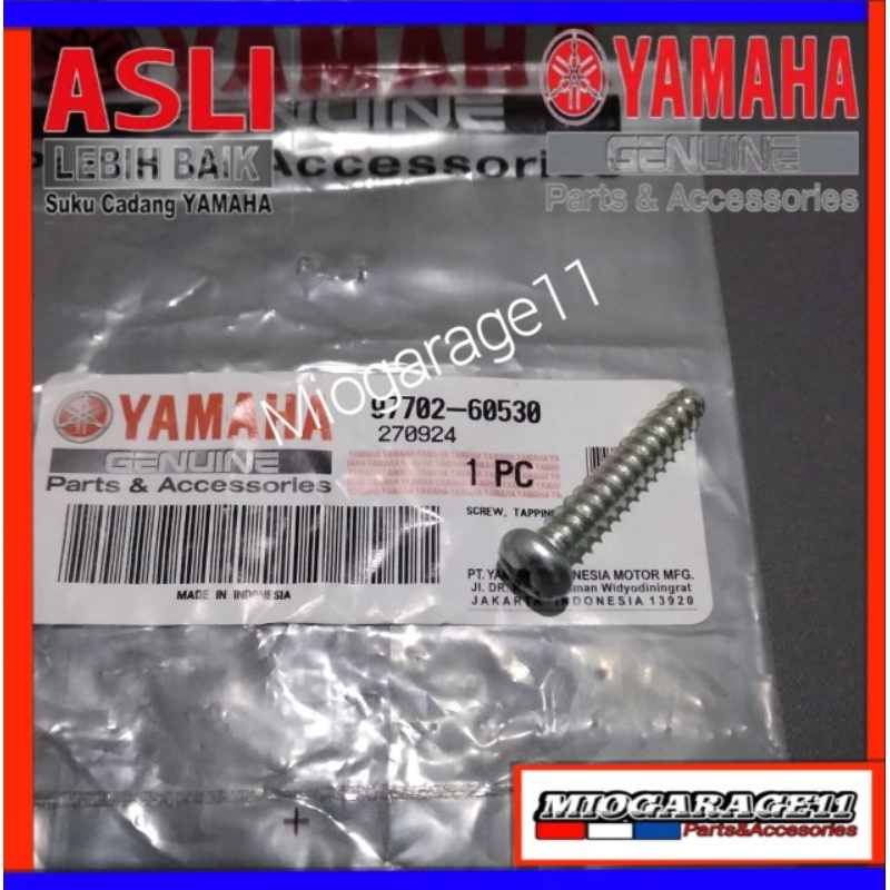 Baut Cover Tutup Kipas Yamaha Mio M3 Fazzio Original Asli Yamaha 97702-60530