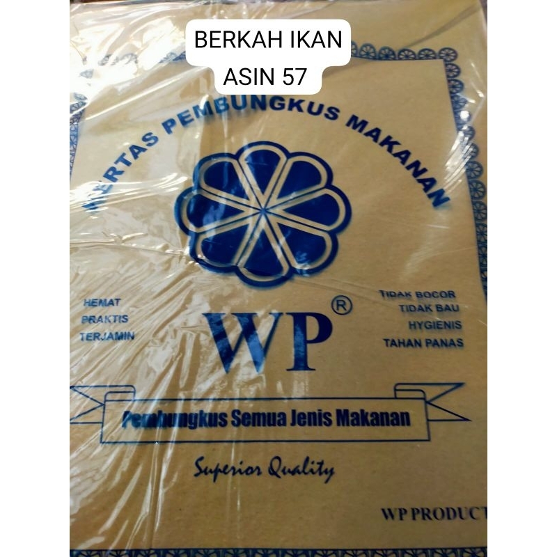 OBRAL MURAH ISI 250 pcs KERTAS MINYAK ANTI MINYAK KERTAS BUNGKUS MAKANAN NASI BOK WP