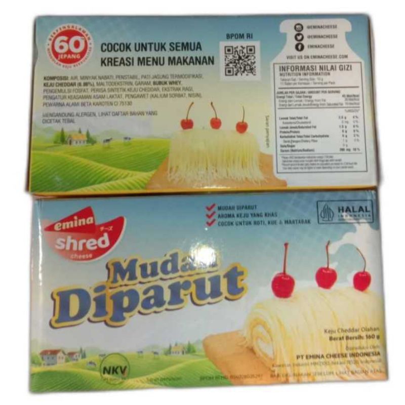 

Emina Cheese Shred 160gr, Emina Cheese Mozzarela 160gr
