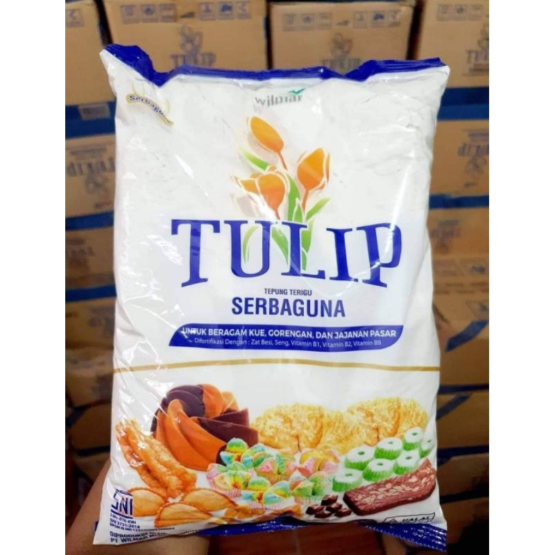 

Tepung terigu tulip kemasan 1kg bisa cod