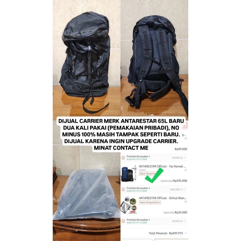 Antarestar – Carrier Backpack Ranger 65L
