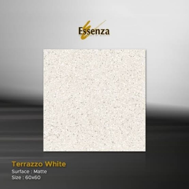 Essenza Granit Terazzo White Unpolished 60x60