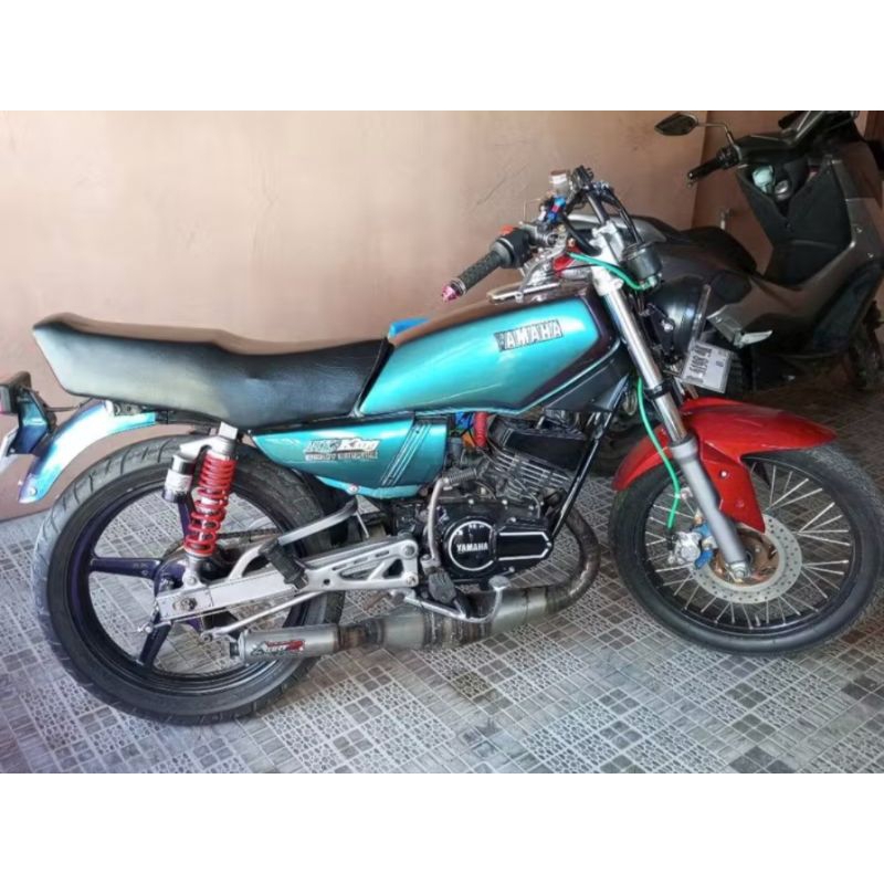 Knalpot RX King RX Spesial Abrt20 Kolong 3v3 Plat Galvanis