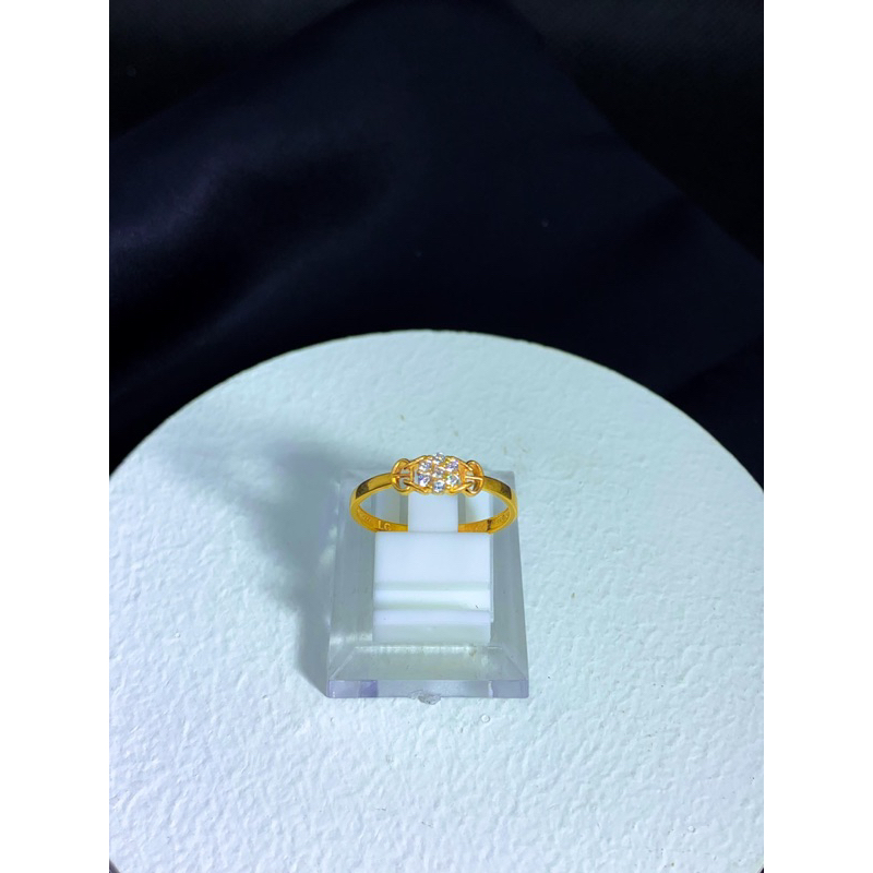 cincin emas muda 375%(8k)cincin wanita cincin fashion