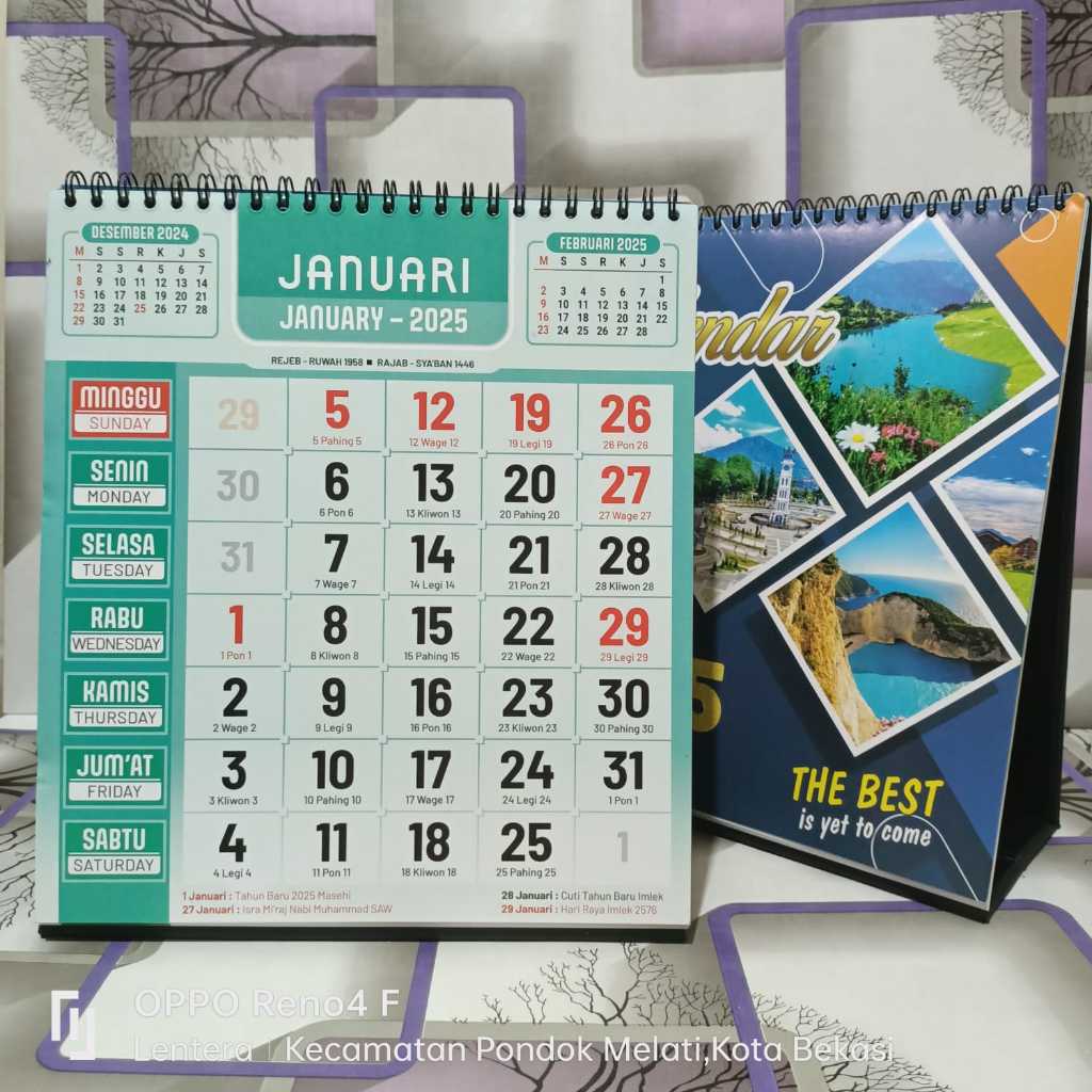 

kalender meja executive Pemandangan Motivasi 2025
