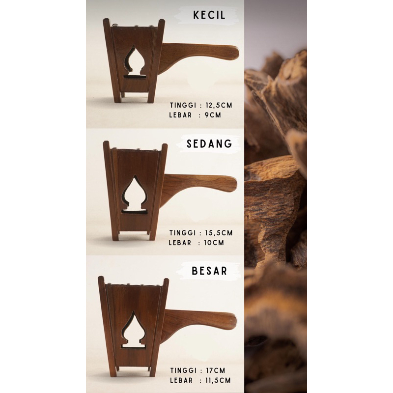 tempat pembakaran dupa bukhur gaharu oud buhur bakhoor prapen kayu