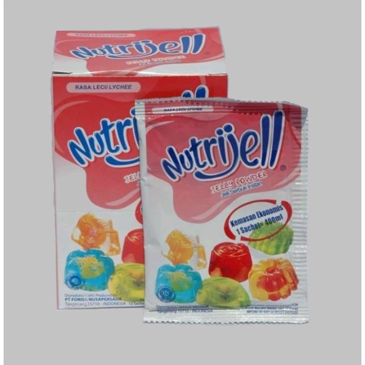 

Nutrijell RASA LECI Kemasan Ekonomis 1 BOX (12x10 gr)
