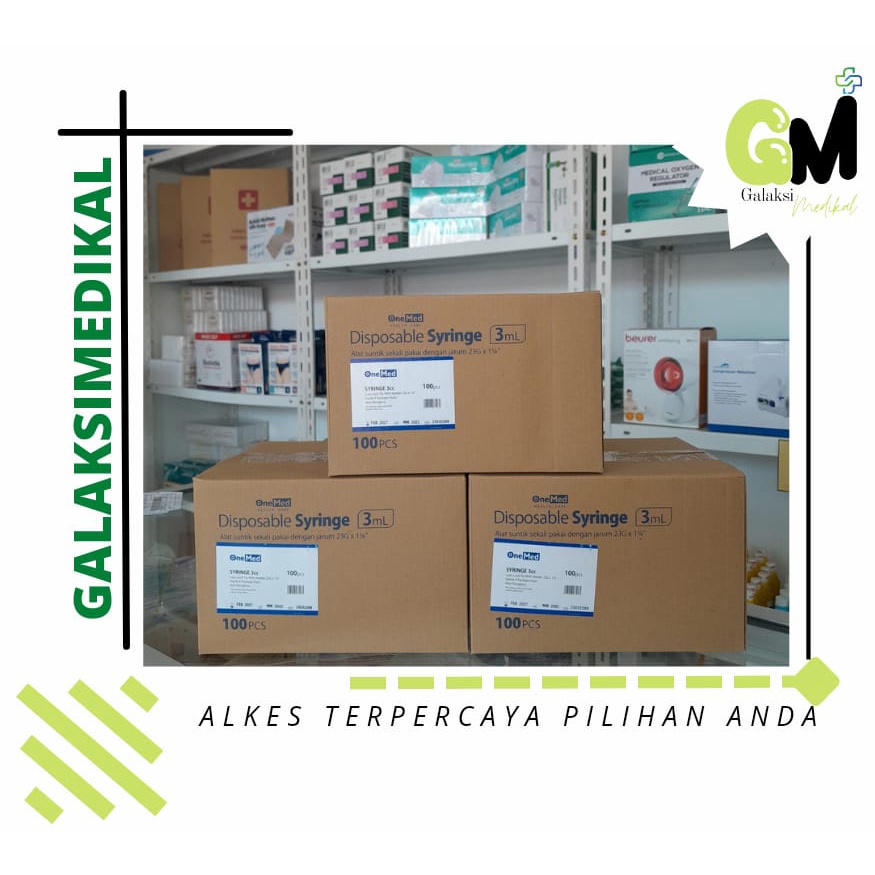 Murah Belanja  Spuit Onemed 1cc 3cc 5cc 1cc Suntikan Spuit Syringe Onemed Per BOX