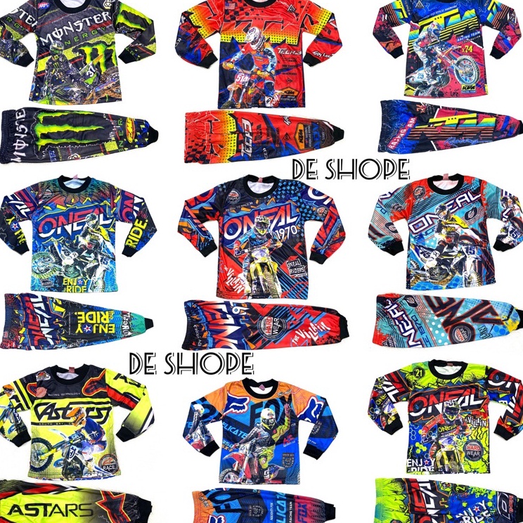 Diskon Irit  SETELAN BAJU MOTOR CROSS ANAK UNTUK 1 TAHUN  1 TAHUN  BAJU BALAP MOTOR ANAK TERBARU  BA