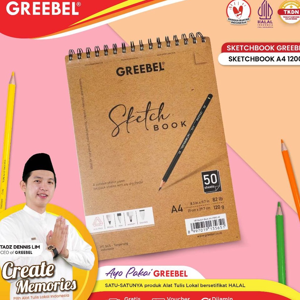 

Obral Belanja GREEBEL Buku Gambar Sketch Book A4 5 Lembar 123 Buku Sketsa Drawing Book