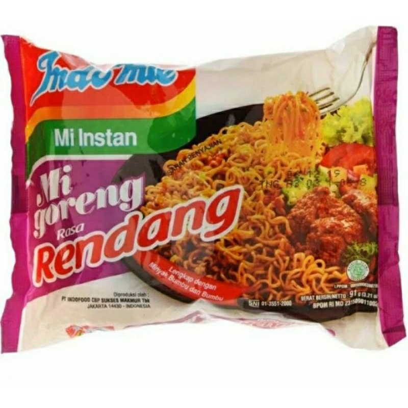 

indomie goreng rendang