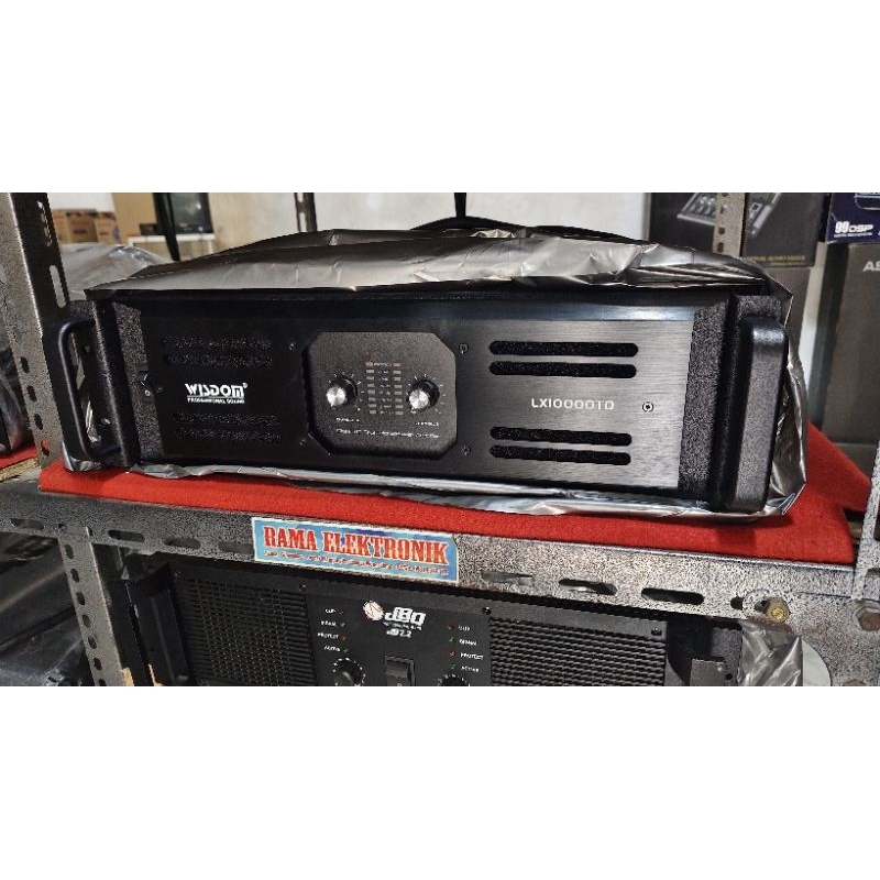 POWER AMPLIFIER WISDOM LX 10000 TD POWER CLAS TD WUDOM LX 10000TD SUBWOOFER