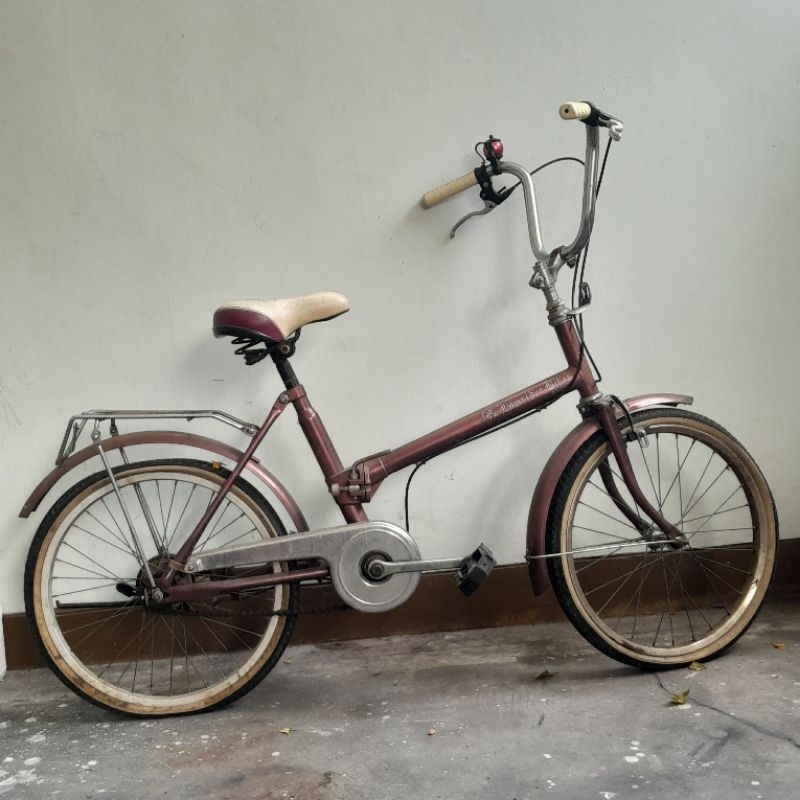 seli / sepeda lipat jepang jadul antik 20". rare murah