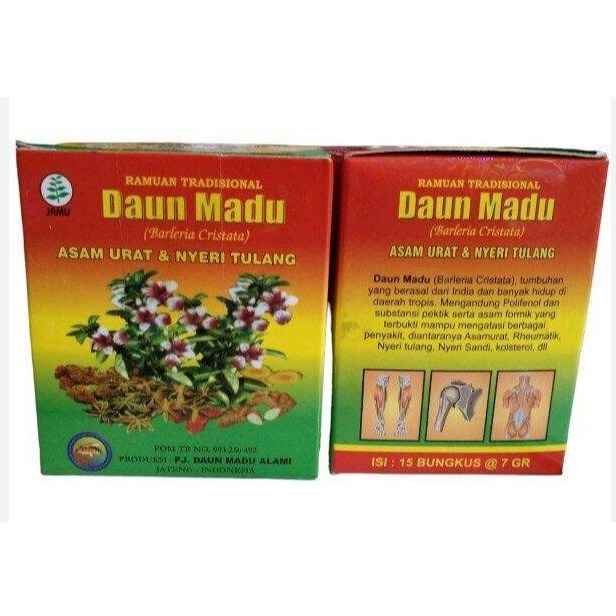 Jamu Daun Madu Serbuk Original Herbal Asam Urat