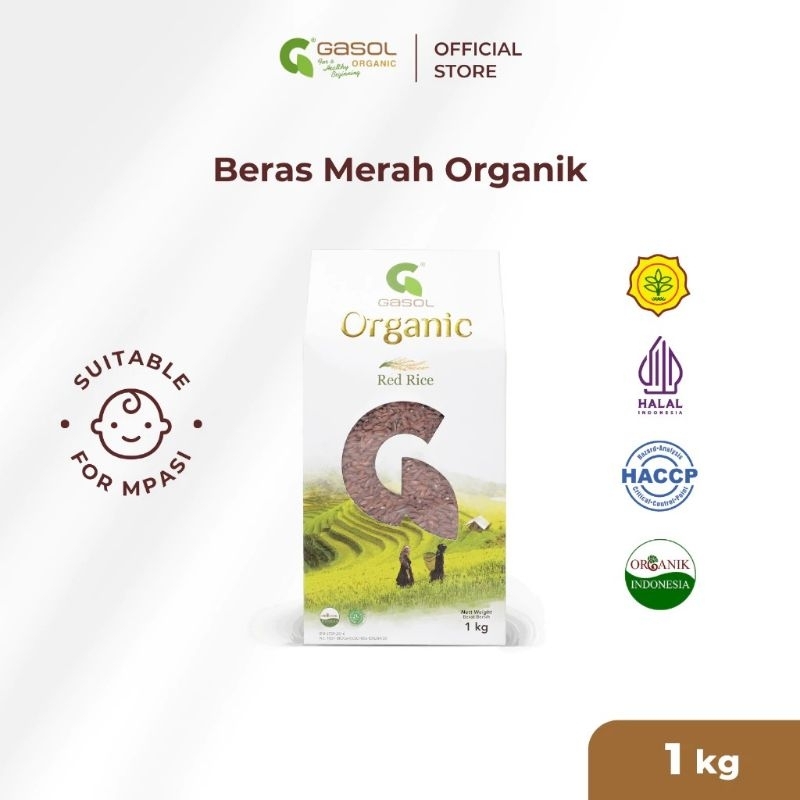 

Gasol Beras Putih & Merah Organik 1Kg/ Gasol Organic Beras Putih & Merah Organik 1kg