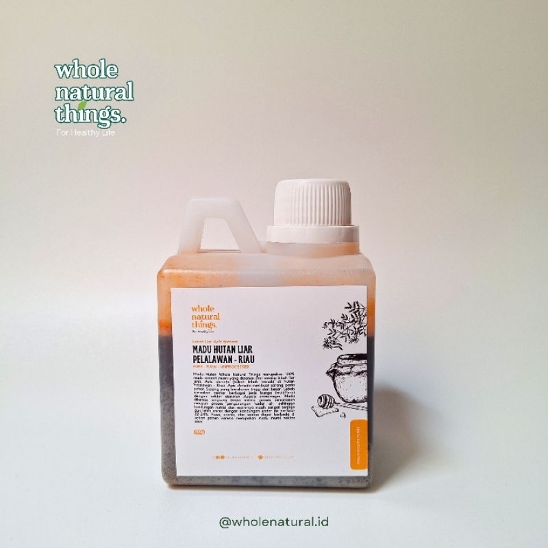 

MADU MURNI MENTAH HUTAN LIAR PELALAWAN RIAU 500GR/ RAW PURE HONEY/ 100% MURNI