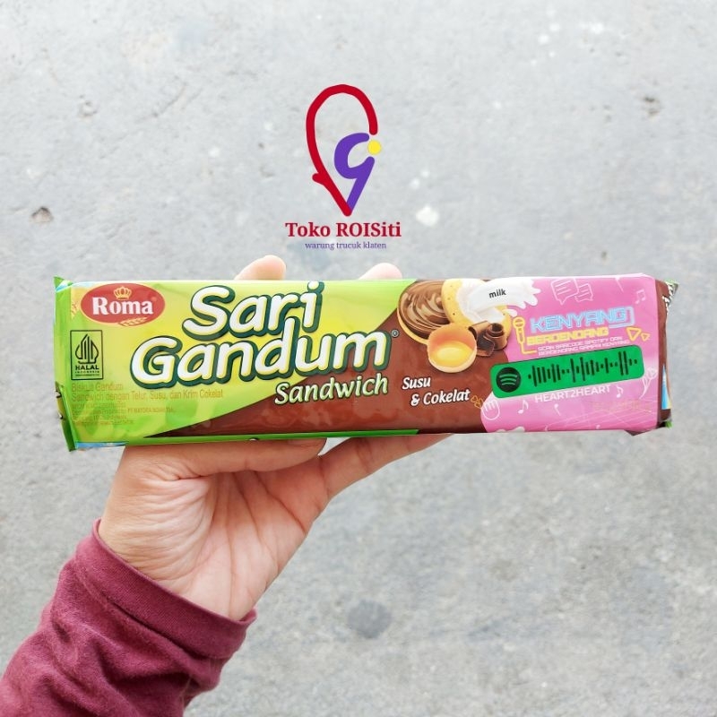 

(TRS) roma sari gandum sandwich 108g gratis packing bubblewrap