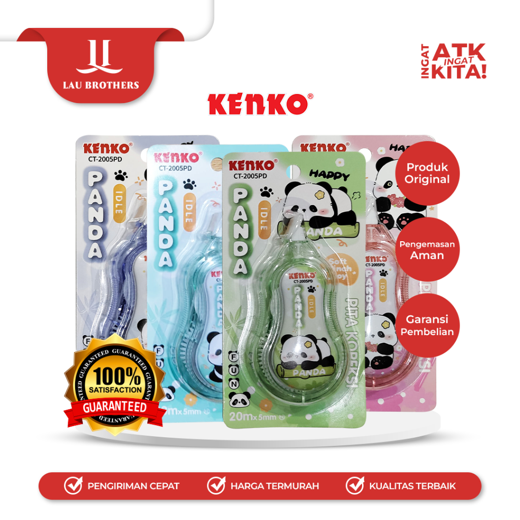 

KENKO PITA KOREKSI/ CORRECTION TAPE CT-2005PD [20M x 5mm] (1PC)