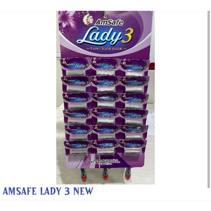 ok_ngeng (ORI) AMSAFE Lady 3 Cukuran Satuan (Bisa COD)