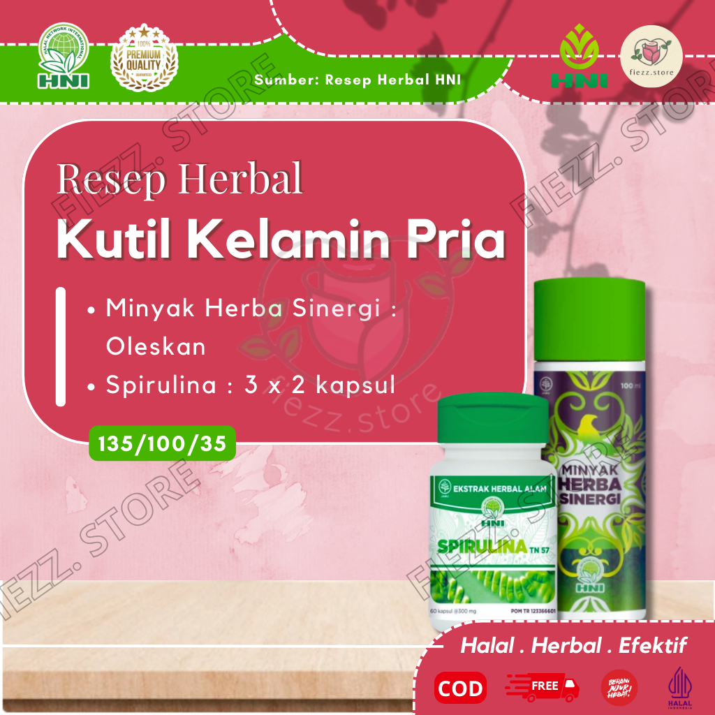 Resep Herbal HNIHPAI KUTIL KELAMIN PRIA