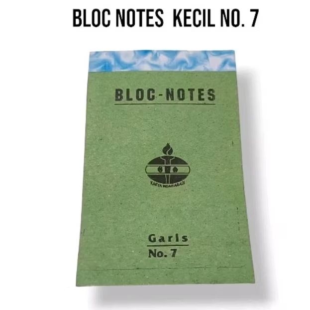 

notes kecil mini / bloc notes blanco / bergaris no. 7 ( 12 pcs)