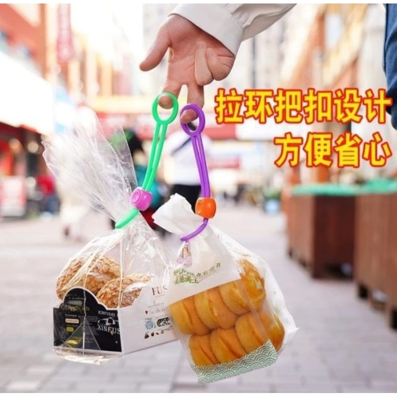 Klip Penyegel Makanan Tali Pengikat Sealer (2 PCS)Kantong Plastik Makanan