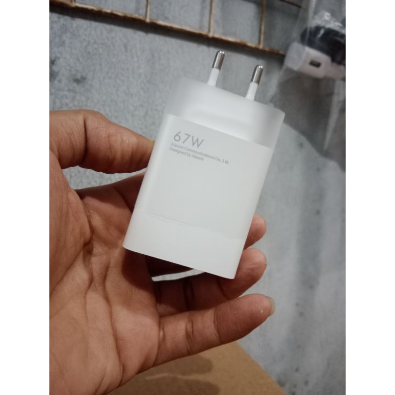 ADAPTOR / KEPALA CHARGER XIAOM1 NOTE 9 10 11 PRO (67W) ORIGINAL TURBO CHARGER
