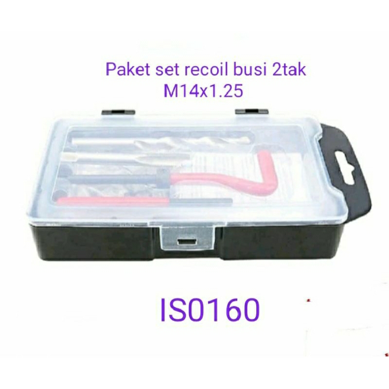 paket recoil set m14x1.25 recoil busi mobil recoil busi motor 2tak