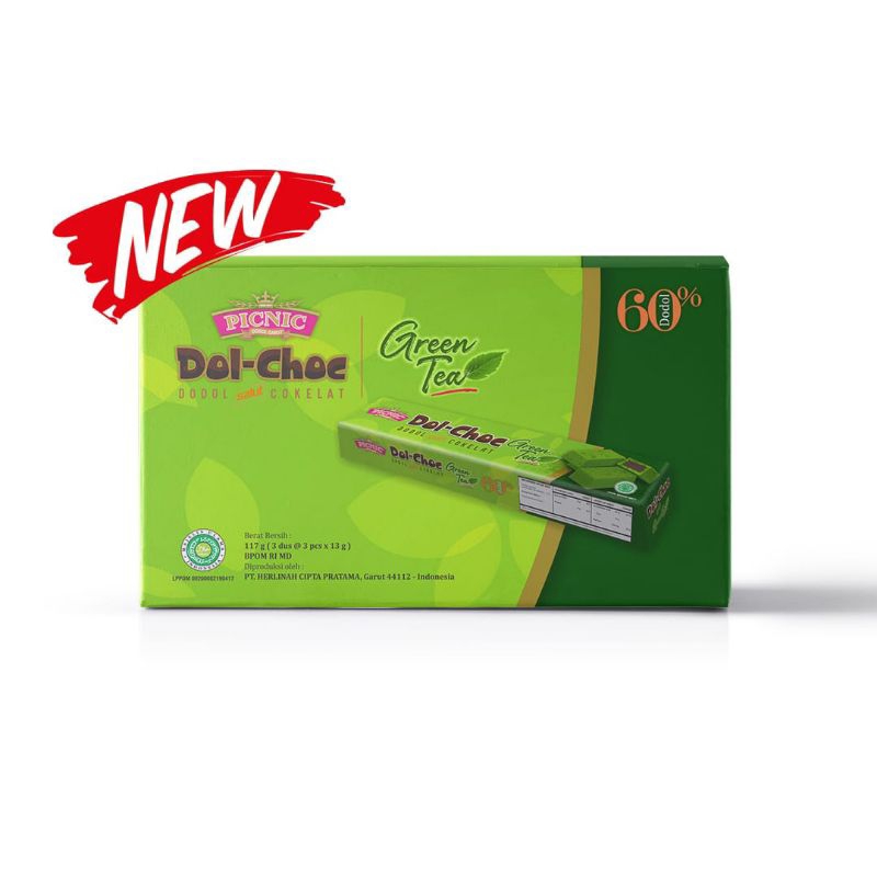 

Dodol Garut Picnic Green Tea Dol-Choc Rasa Green Tea Dodol Rasa Green Tea