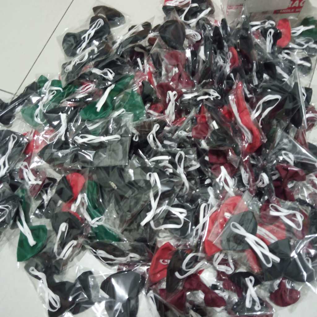20pcs (kodi) DASI KUPU-KUPU ANAK DAN DEWASA KARET PENITI GROSIR BAYI REMAJA PILIH WARNA