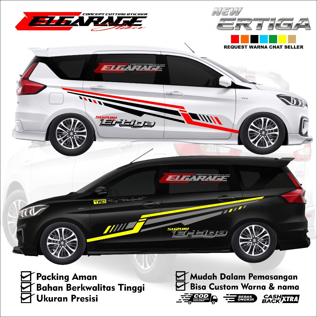 Sticker mobil ertiga sticker mobil ertiga list terbaru stiker keren mobil ertiga terlaris