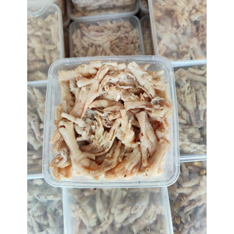 

Ceker Tanpa Tulang 1kg Kemasan Box