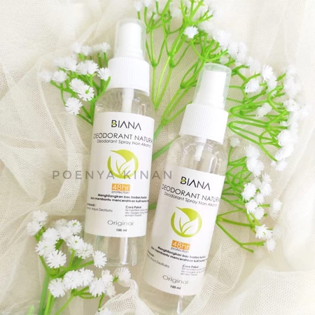 Biana Deodorant Spray 100ml / Tawas cair non Alkohol penghilang bau ketiak Tawas Biana