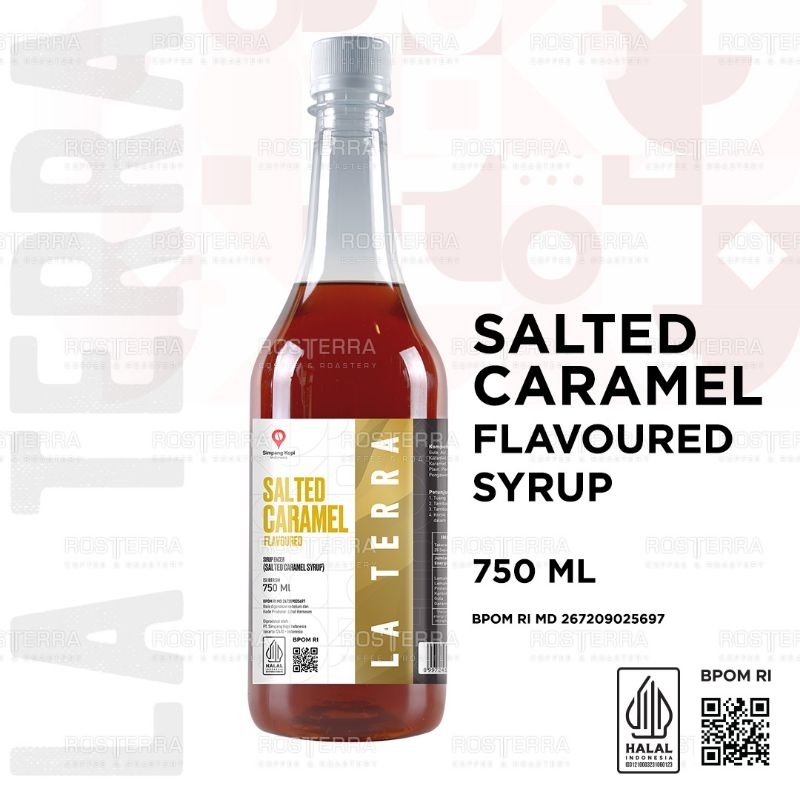 

Syrup Salted Caramel Flavor Minuman Sirup Rasa Caramel 750 ml La Terra