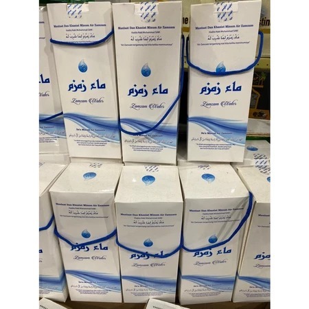 

Air Zamzam 1 Liter Asli Zam-Zam 100% Tanpa Campuran Oleh Oleh Haji