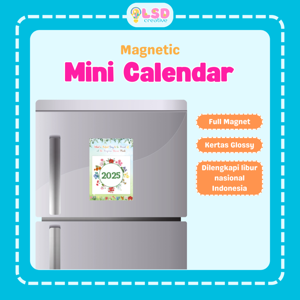 

Magnetic Mini Calendar 2025