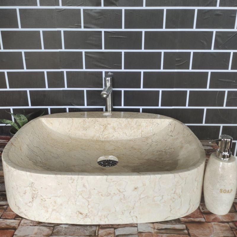 WASTAFEL BATU MARMER FREE PACKING/WASTAFEL CUCI TANGAN