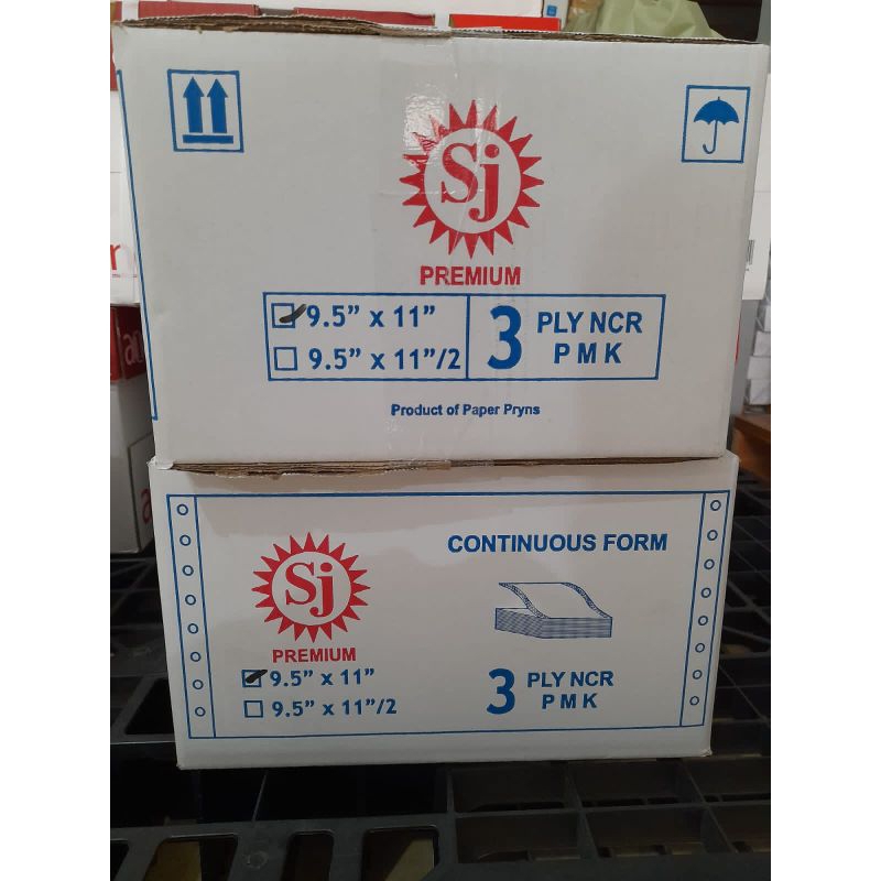 

SJ biru kertas CONTINUOSform 3ply 9,5x11/2 NCR (bagi:2)