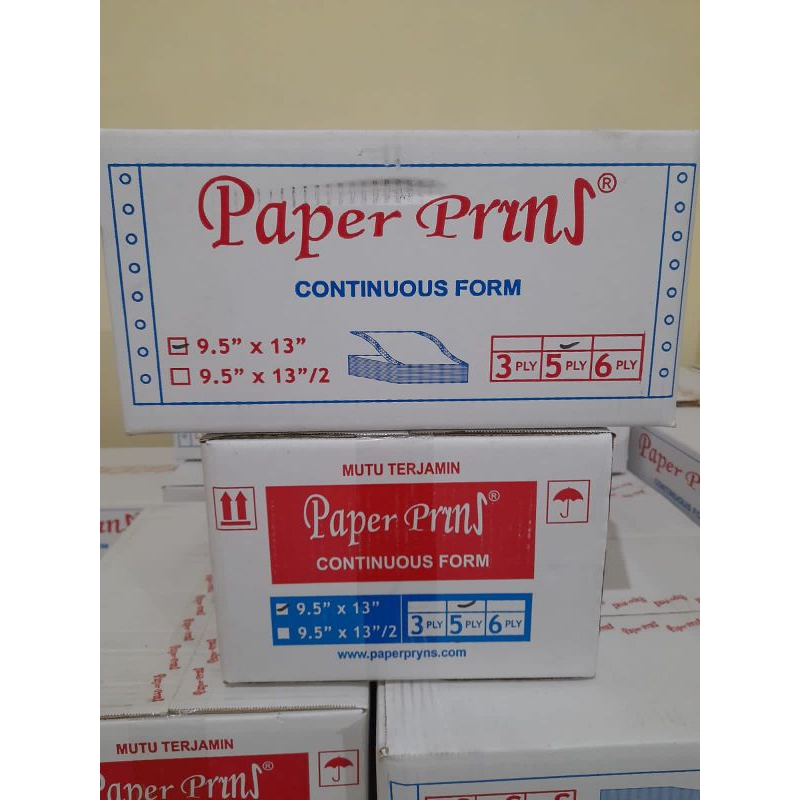 

paperpryns kertas CONTINUOSform 5PLY 9,5x13 NCR (FOLIO)