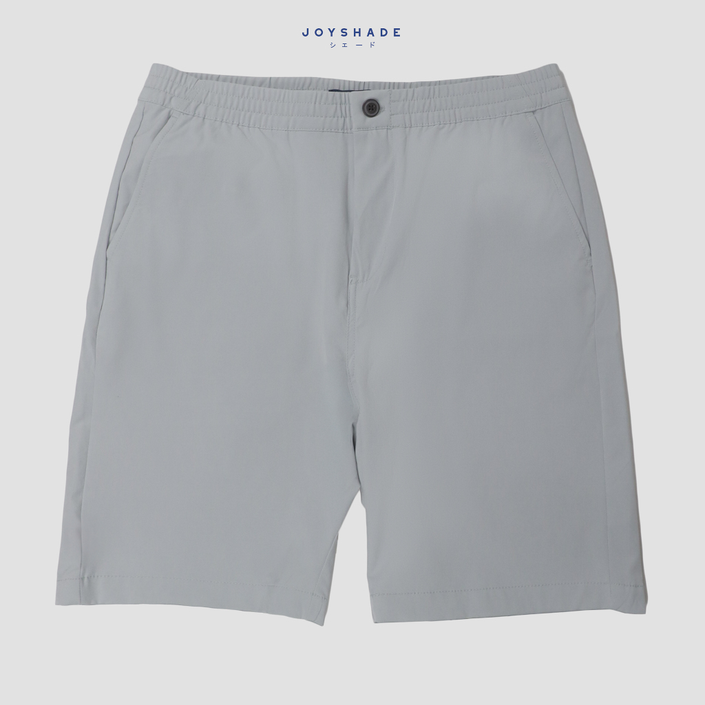 JOY SHADE Celana Pendek Pria Santai Collin - Short Pants Grey Poly by Nautica