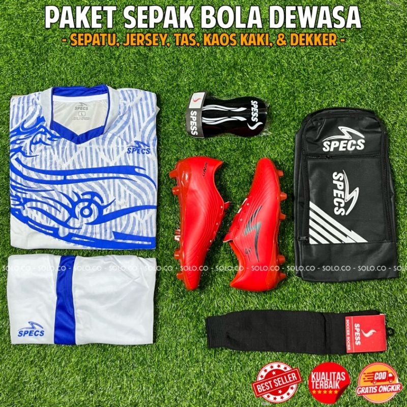 Promo Sepatu Bola Specs Infinity 99 Lengkap Paket Komplit Sepatu Sepak Bola Specs Terbaru
