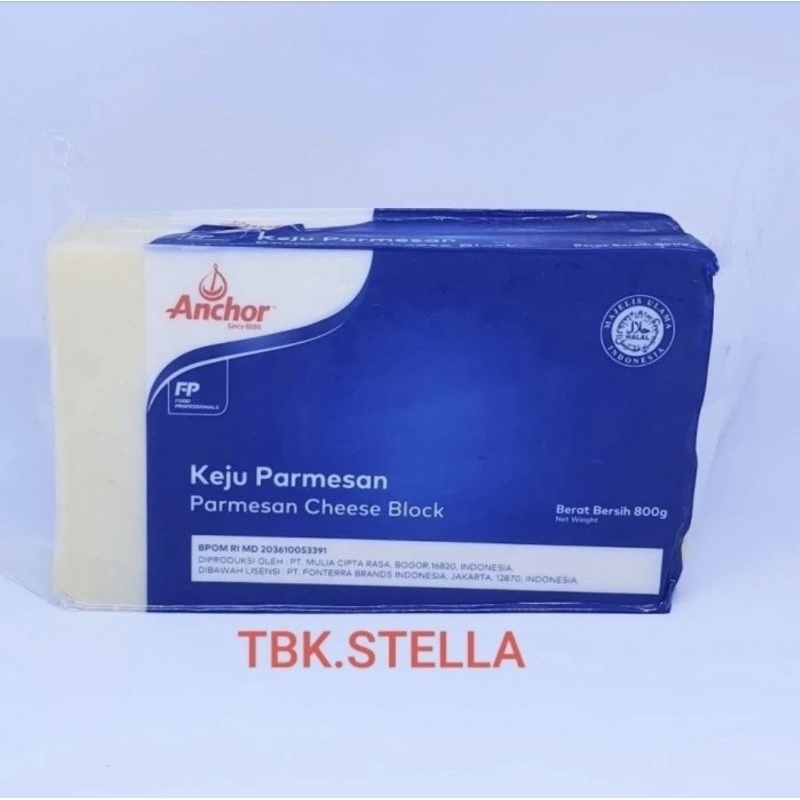 

ANCHOR PARMESAN CHEESE BLOCK 800 GR / KEJU PARMESAN