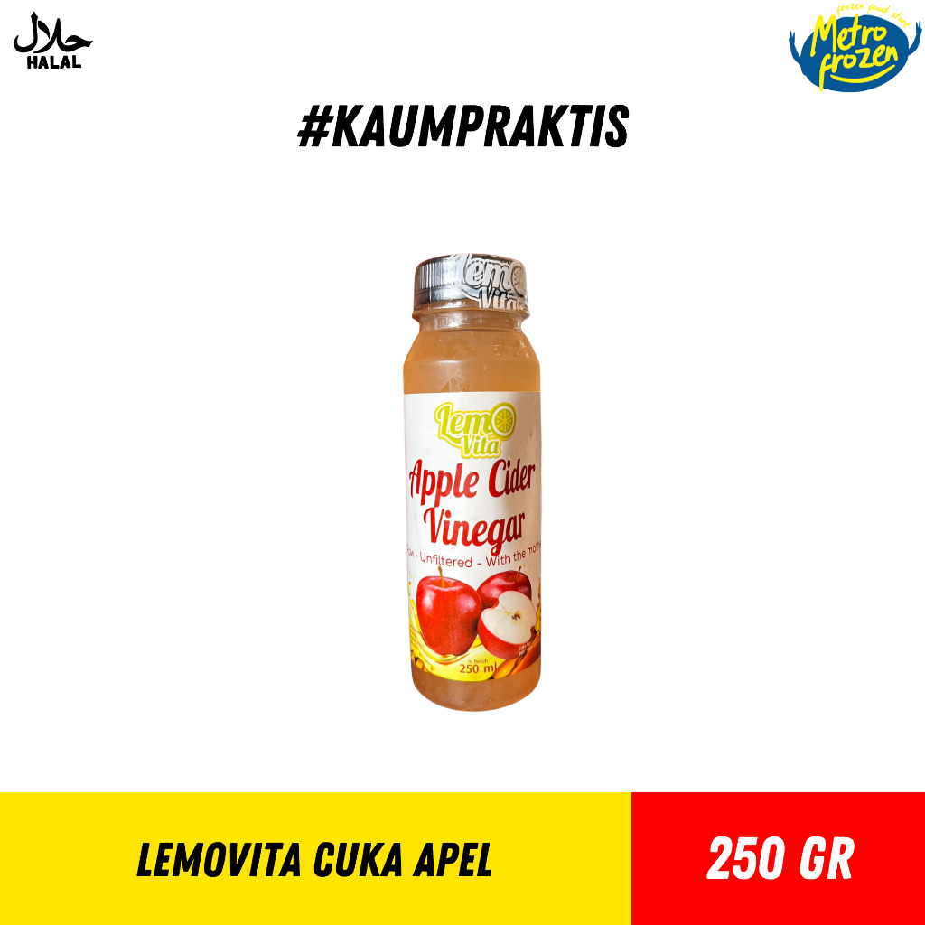 

LEMOVITA Apple Cider Vinegar 250ml// lemovita cuka apel// cuka apel instan Banjarmasin