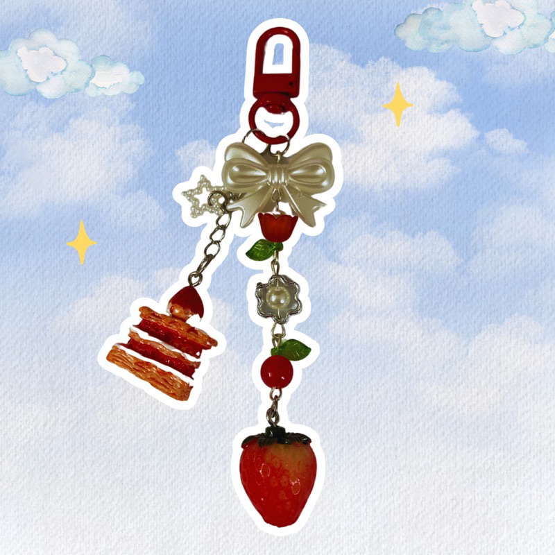 Strawberry Shortcake Keychain