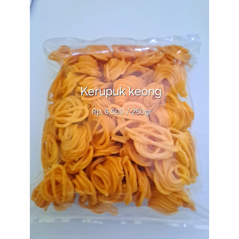 

KERUPUK KEONG 250 GRAM