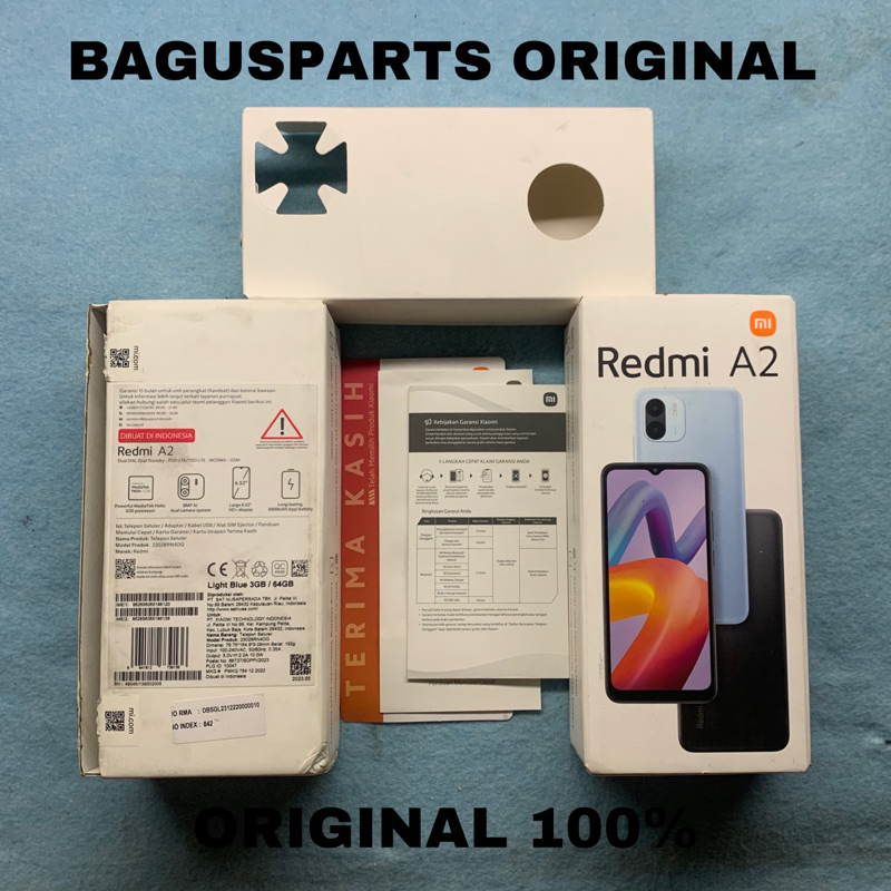 

DUS BOOK KARDUS BOX KARTON XIAOMI REDMI A2 ORIGINAL COPOTAN